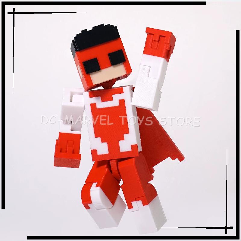 New In Stock 3d Printed Invincible Boy New Form The Cube Man Dummy13 T13 Multi-Jointed Movable Shapeshift Action Figure Toys