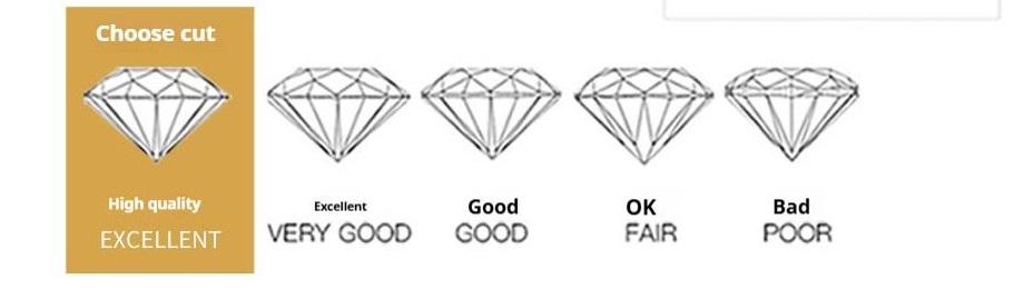 Synthetic Moissanite earrings Set 925 Sterling Silver[E13185]