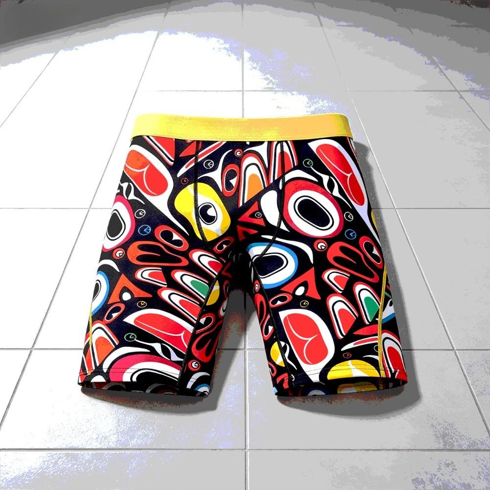 Mens Streetwear Boxer Briefs Ice Silk Compression Underwear Quick Dry Breathable Seamless Athletic Performance Fit Mens Streetwear Boxer Briefs Ice Silk Compression Underwear Quick Dry Breathable Seamless Athletic Performance Fit