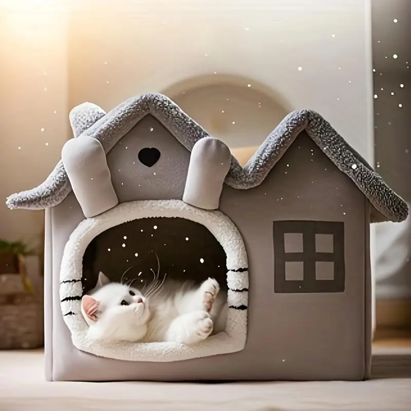 Large Multi-Functional Cat Dog House, Four-Layer Cat Bed, Pet Furniture, All-Season Pet Supplies, High-Quality Pet Nesting Pad