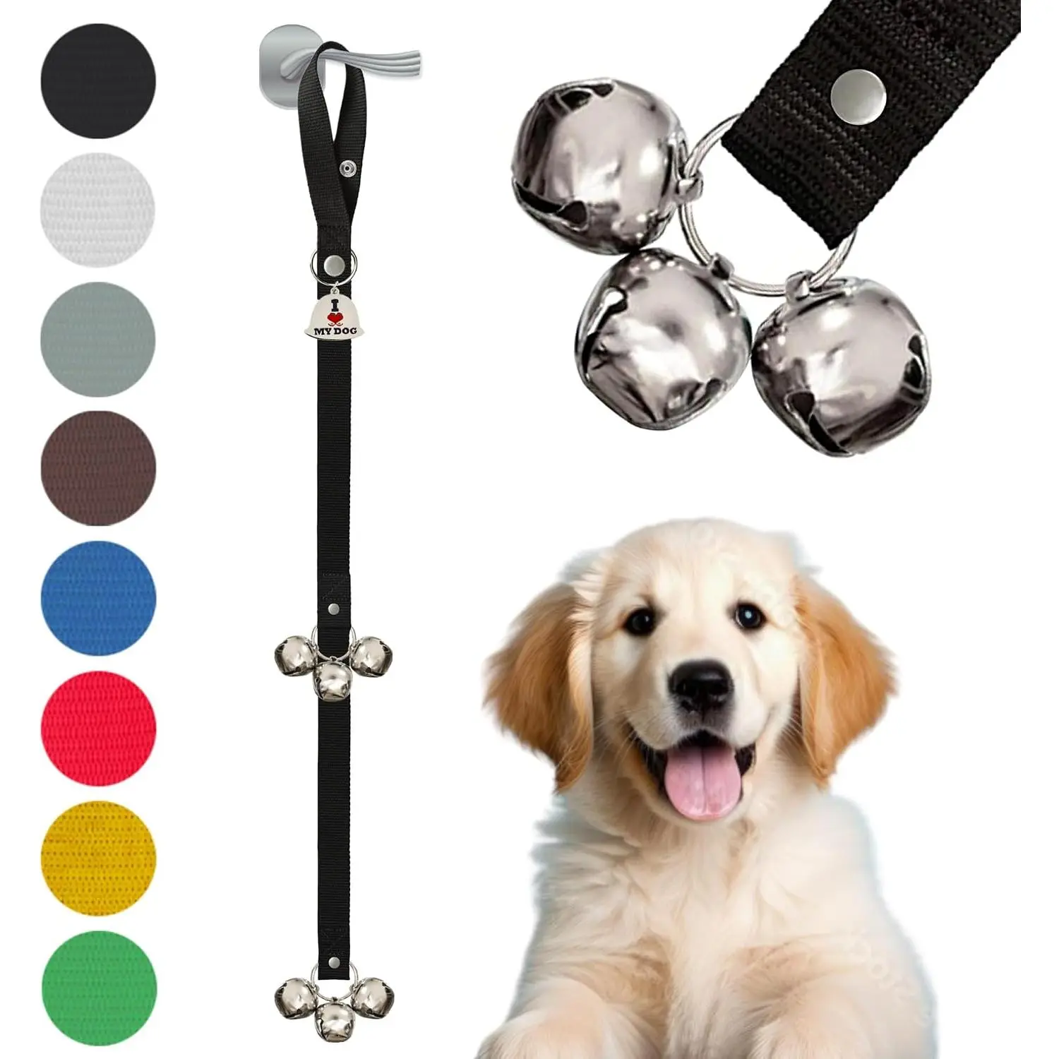 Potty Bells,  Door , Bells to Go Outside, Potty  , Dogs Doorbell, Dogs Potty Doorbell, Ring to Go Pee,  Breed Puppy  Tool
