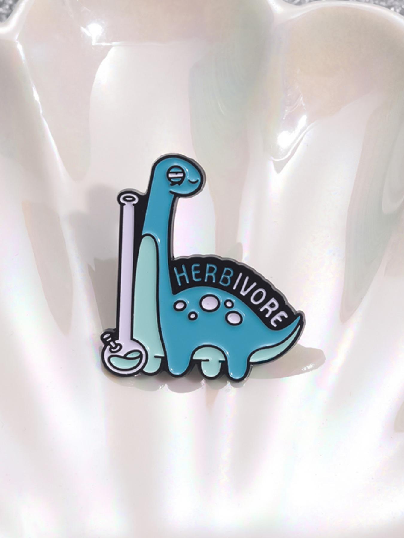 Cute Dinosaur Design Brooch Jewlery, Fashion Brooch for Women & Men, Enamel Safety Pin Suitable for Backpacks, Jeans, Scarves, Hats Decoration