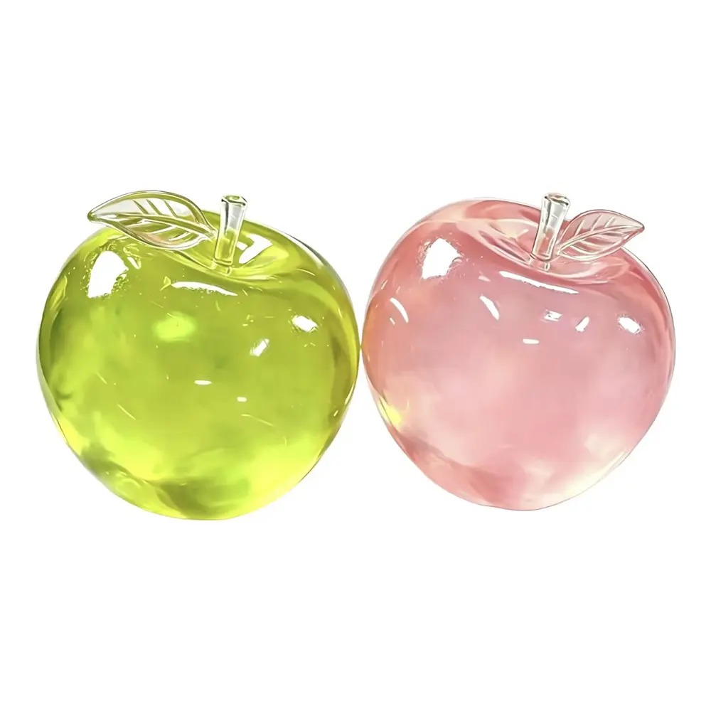 Apple Squishy Toys 2-Pack, Soft Squeeze Stress Relief Set for Adults & Kids, Super Slow-Rising Mochi Sensory Fidget, Calming Anxiety Toy Stress Reliever for Desk & Travel, Birthday Party Gift