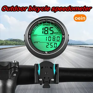 oein, Outdoor Cycling Speedometer, Cycling Wired Bike Computer, Bicycle Speedometer Odometer with Large Digital Display, Life Easy Installation for Biking Adventures