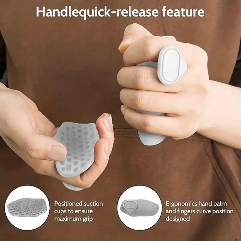 Soft Silicone Gym Grip Pads Reduce Hand Pain | Universal Fitness Handle Pads for All Weights