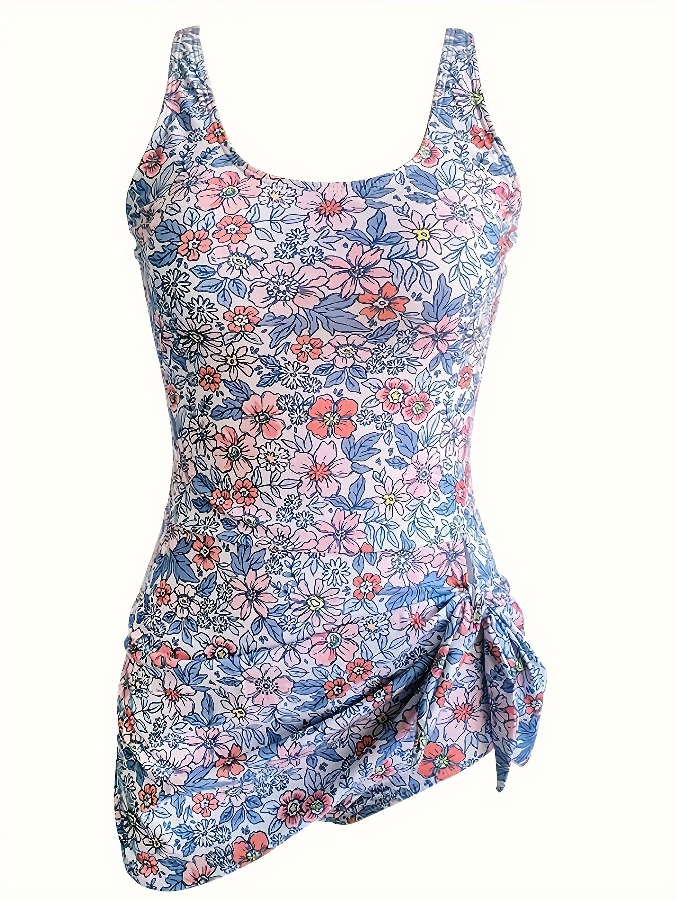 Women's Swimsuit with Tummy Tuck and Skirt