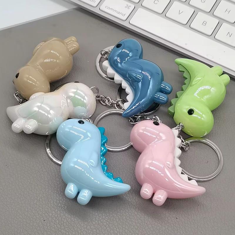 Cute Dinosaur Design Keychain, High Quality Acrylic Animal Pendant Key Ring for Men & Women, Creative Gift Idea, Car Items, Keychain for Bags, DIY Acrylic Keychain