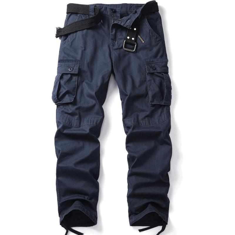 Men's Cargo Tactical Ripstop Casual Lightweight Baggy Combat  Pants with 8 Pockets No Belt Fabric Menswear Below the Ankle Mid Waist All Seasons Breathable Fashionable Utility Trouser Menswear Utility Beige Fashion Big