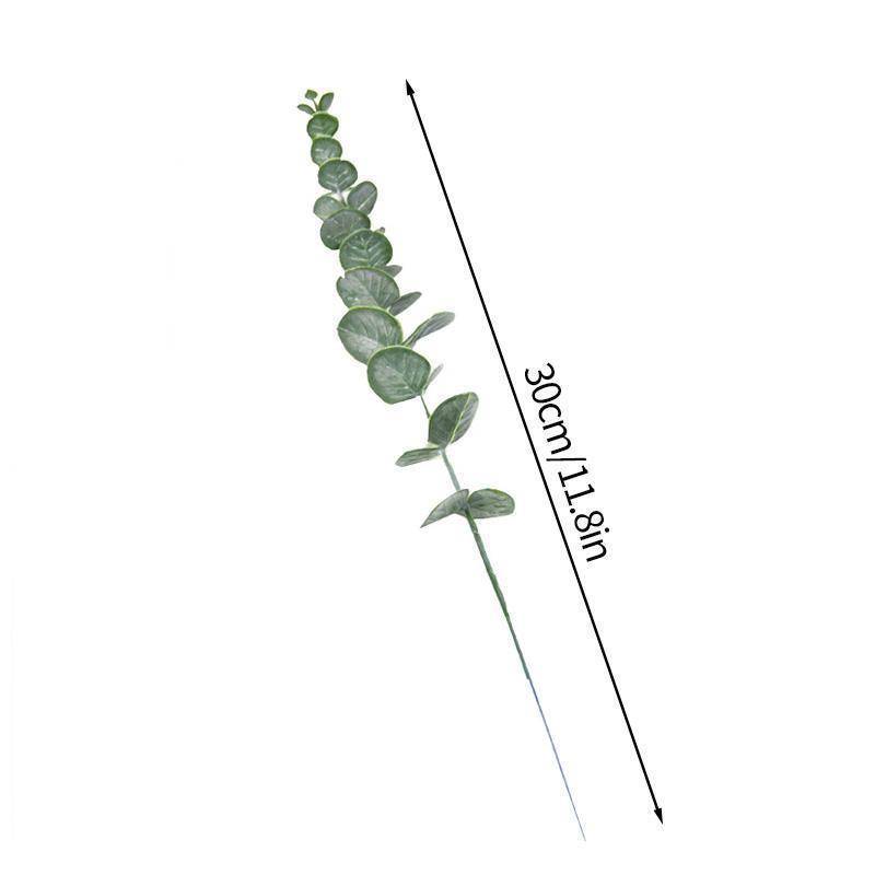 Artificial Eucalyptus Leaf Fake Flower Arrangement Leaf Decor  Home Wedding Party Decoration Simulation Greenery Plant Decor