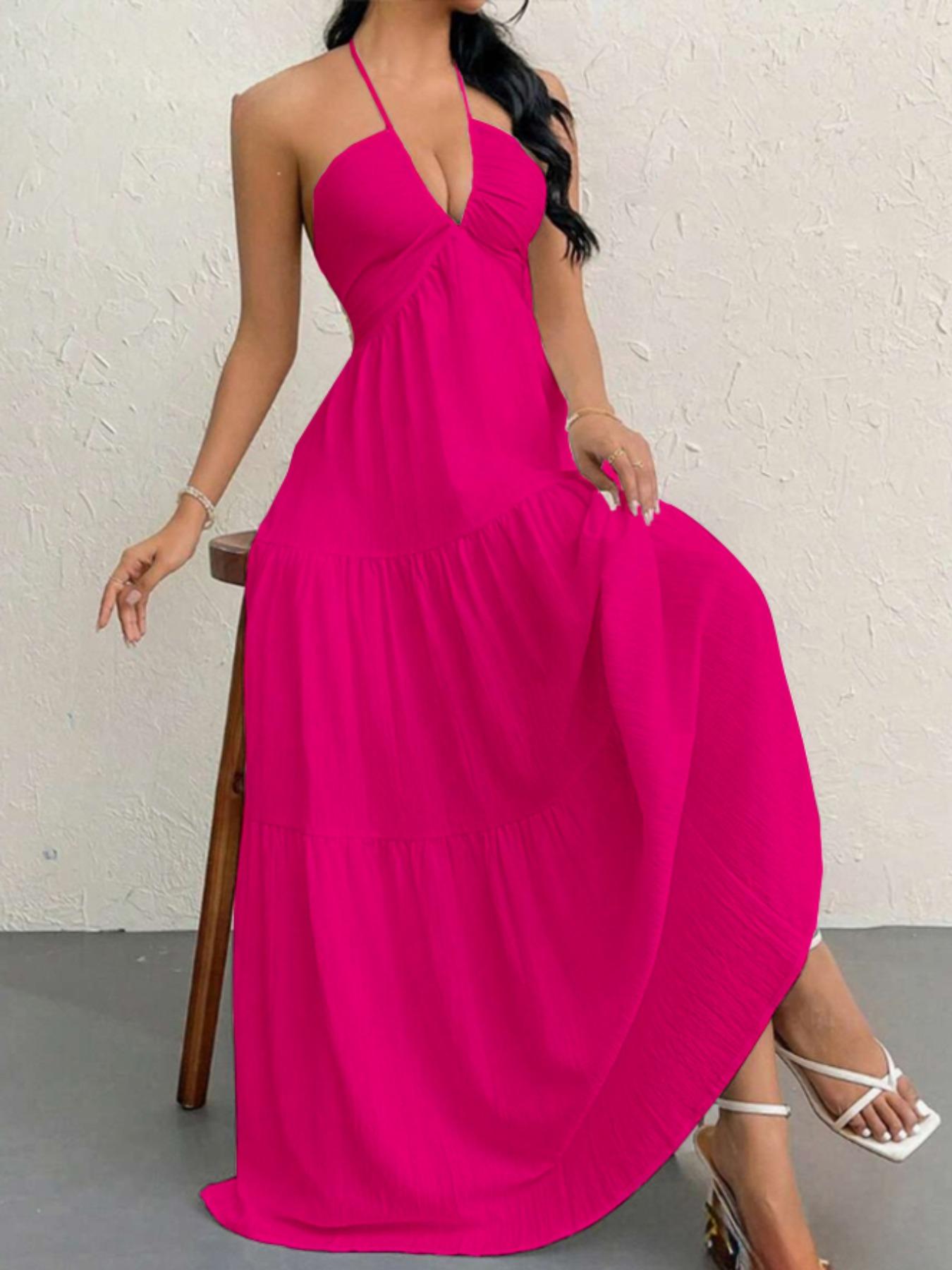 Women's Plain Dress, Summer Clothes Women, Casual Basic Loose Fit Sleeveless Dress for Beach Holiday Vacation, Ladies Summer Clothes, Women's Clothing, Womenswear, Dresses for Party, Minimalist A Line Dress Women's Plain Dress, Summer Clothes Women, Casual Basic Loose Fit Sleeveless Dress for Beach Holiday Vacation, Ladies Summer Clothes, Women's Clothing, Womenswear, Dresses for Party, Minimalist A Line Dress