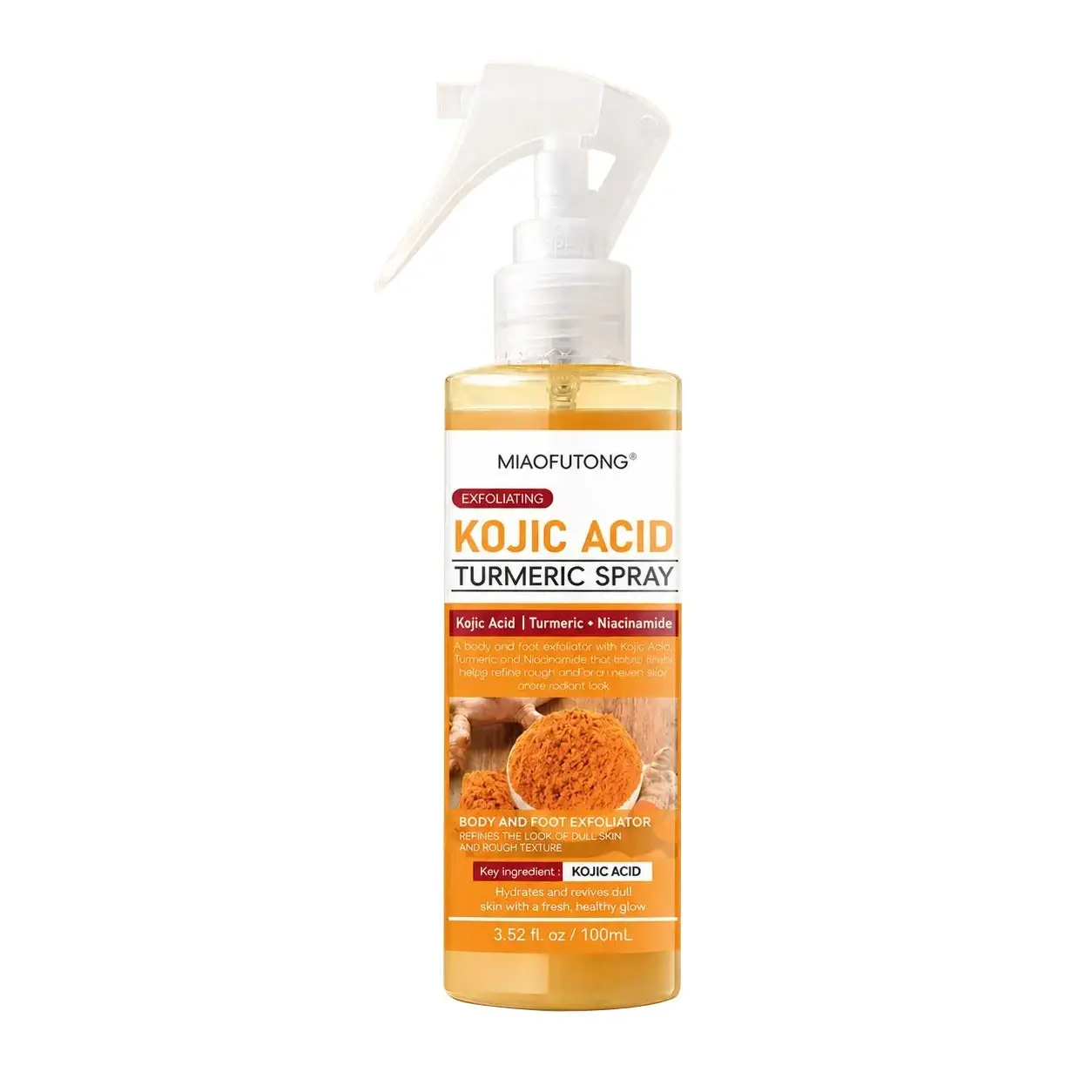 Peel Shot Keratin Care Kojic Acid Turmeric Spray 100ml Pore Clearing Exfoliating Formula Skin Repair Scrub Exfoliator Skin Exfoliate
