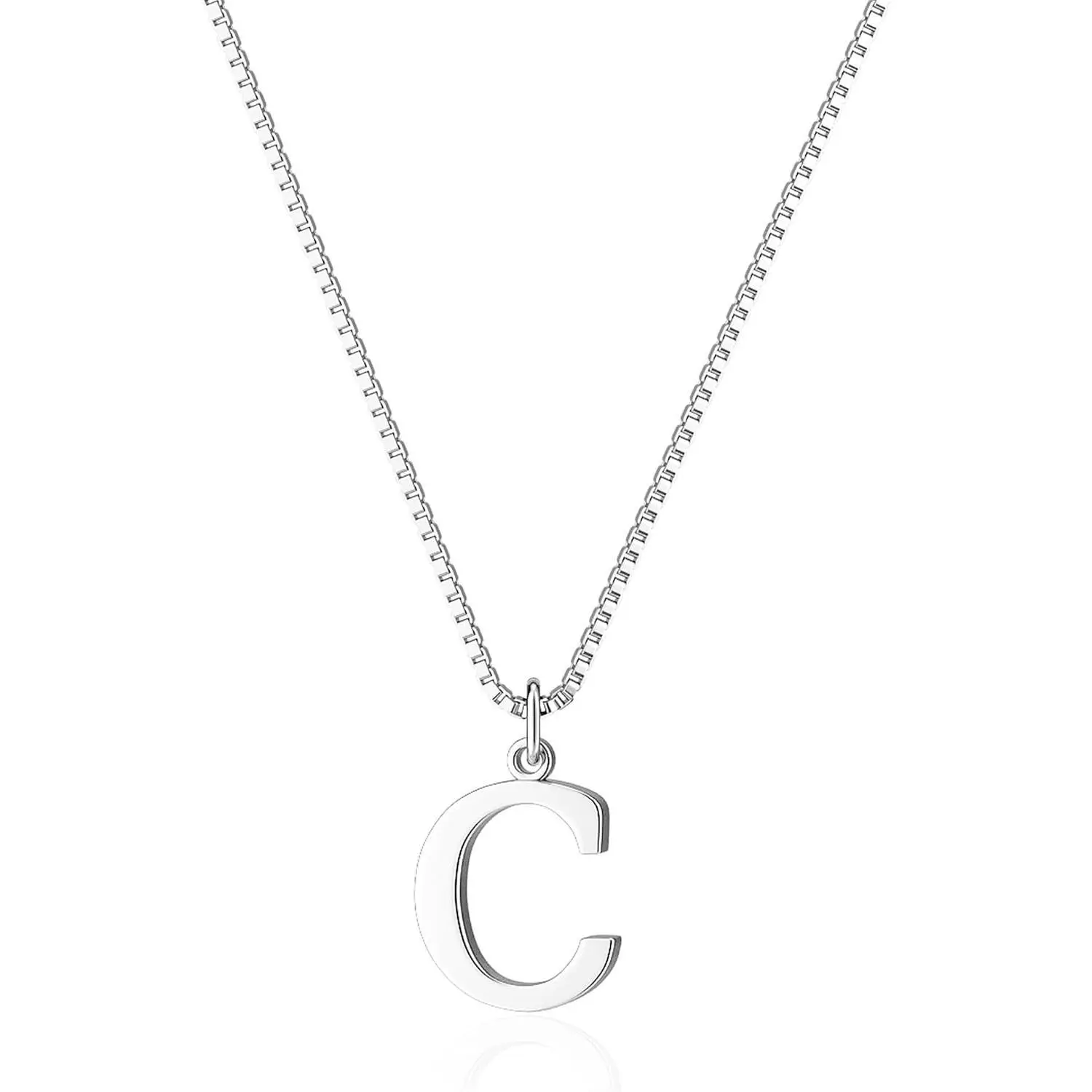 Foxgirl Gold Initial Necklaces for Women, Dainty Gold Letter Necklace Tiny A-Z Pendant Choker Necklace Trendy Cute Personalized Monogram Name Necklace Gold Jewelry Necklace for Women Gift