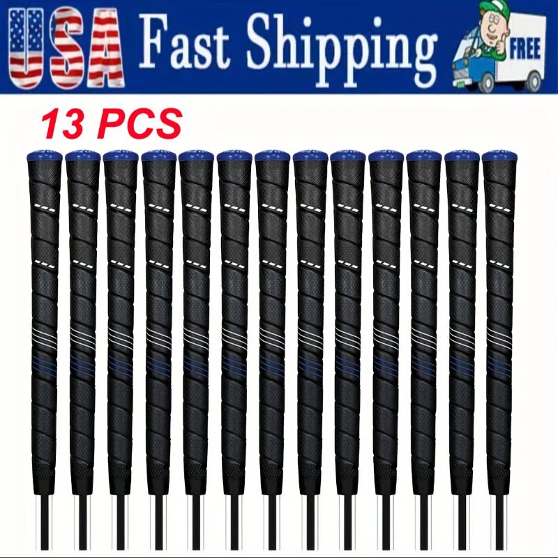 13pcs CP2 Pro Wrap Golf Grips - Anti-Slip High-Tack Rubber with Control Core Technology, Red/Blue, Standard/Midsize/Jumbo Sizes for CP2 Golf Clubs, Grip Enhancement, Textured Grip Surface, Advanced Grip Design golf  swing