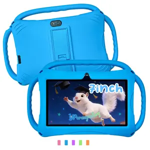 New Children's Tablet PC Learning Machine, 5G WiFi, Dual Camera, Shockproof and Drop-resistant Shell, Parental Control Management System, Early Childhood Education Machine, Primary School Synchronized Courses, Educational Games, Eye-protecting Learning Ta