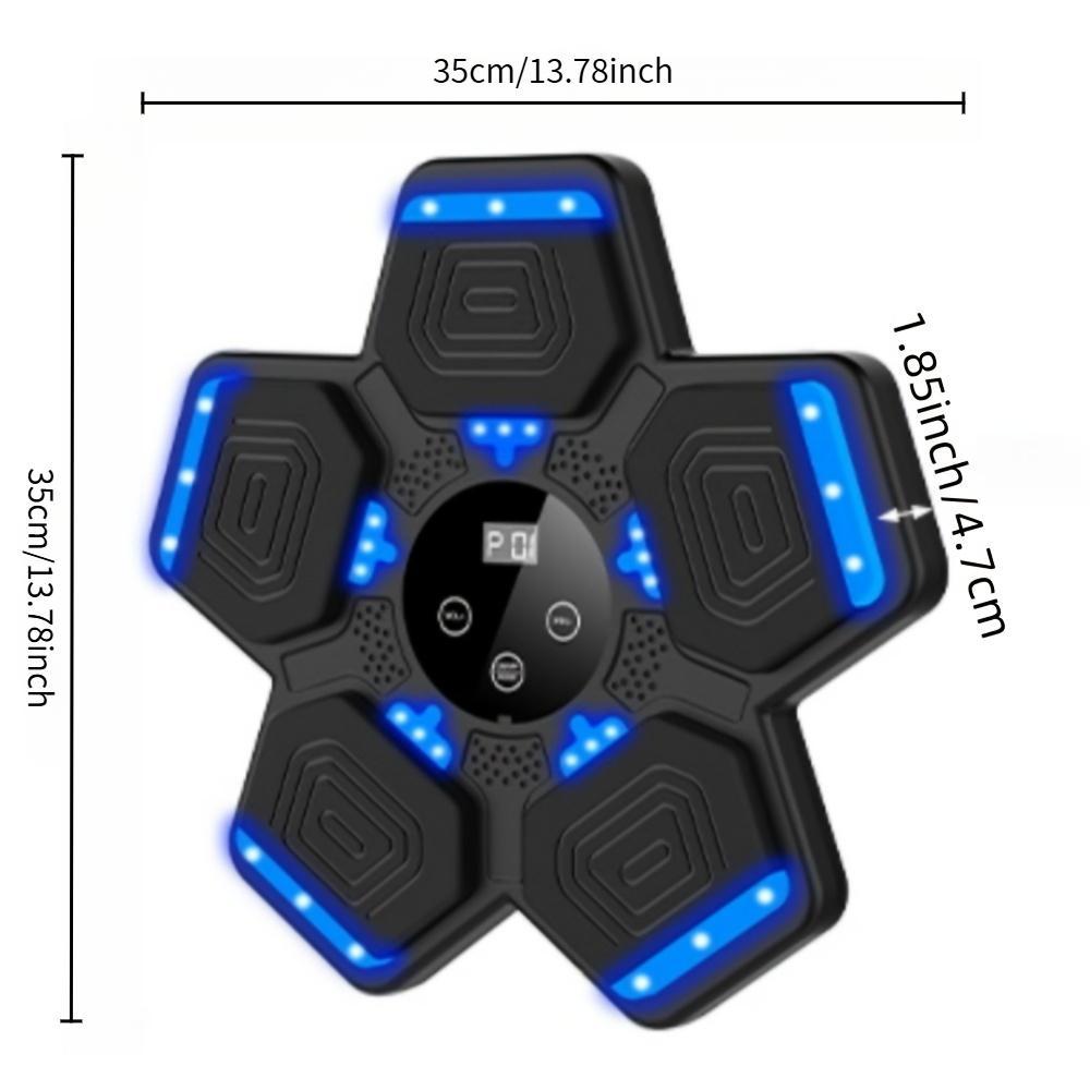 Smart Music Boxing Machine, Wall Mounted Boxing Training Equipment with Boxing Gloves, Punching Bag, Boxing Training Tool for Home Gym, Sports Toys for Men & Women