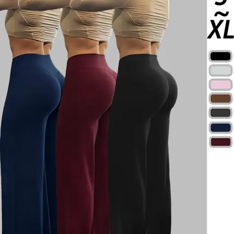 【Black Friday】Women's Solid-Color Yoga Pants, Comfortable Casual Activewear for Daily Wear, Exercise, Gym Workouts, and Outdoor Activities