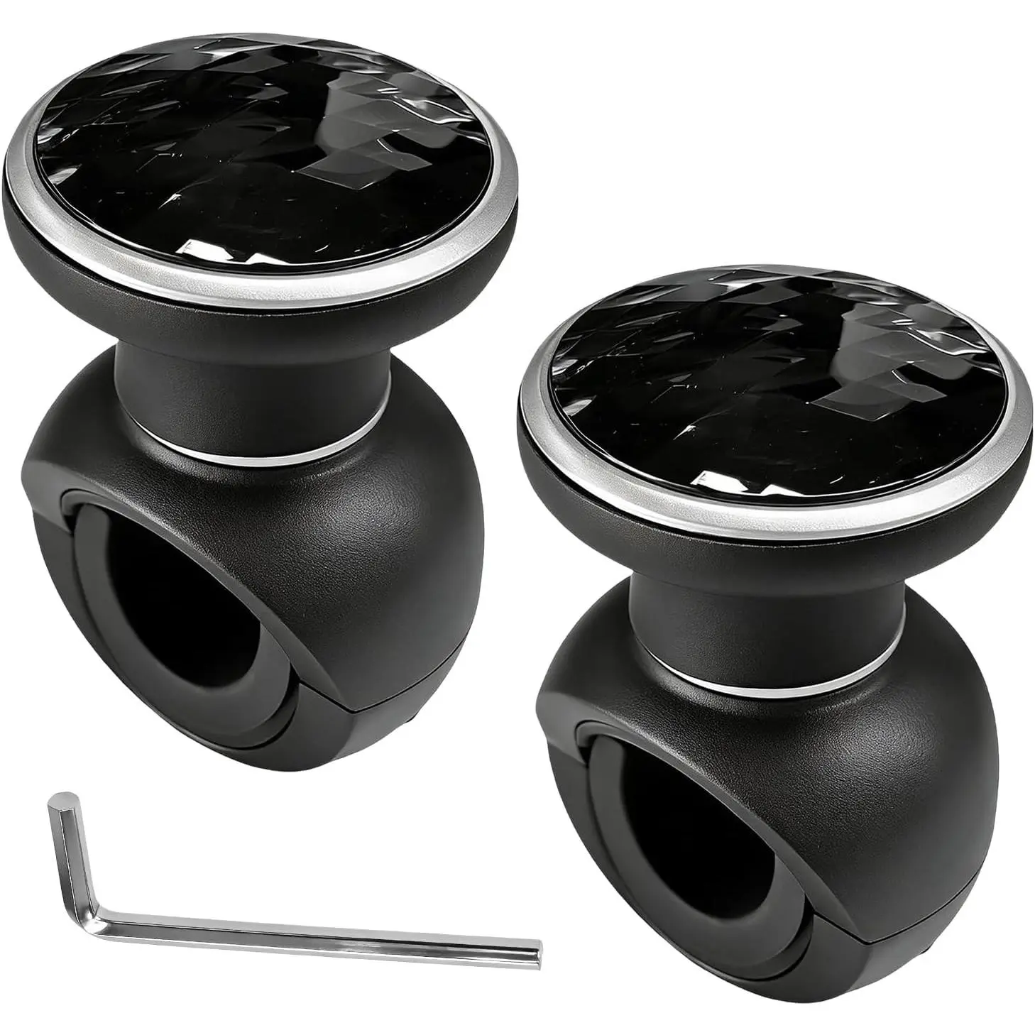 Steering Wheel Knob Spinner, 360  Rotation Auto Wheel Power Handle Turning Assist with Metal Bearing,  Steering Wheels Knob for