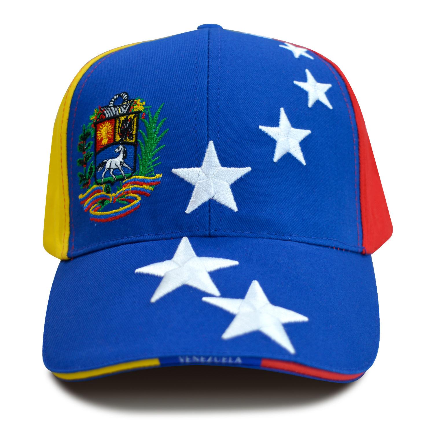 3D Embroidered Venezuelan Flag Baseball Cap| Adjustable Strap| Street Fashion Hat