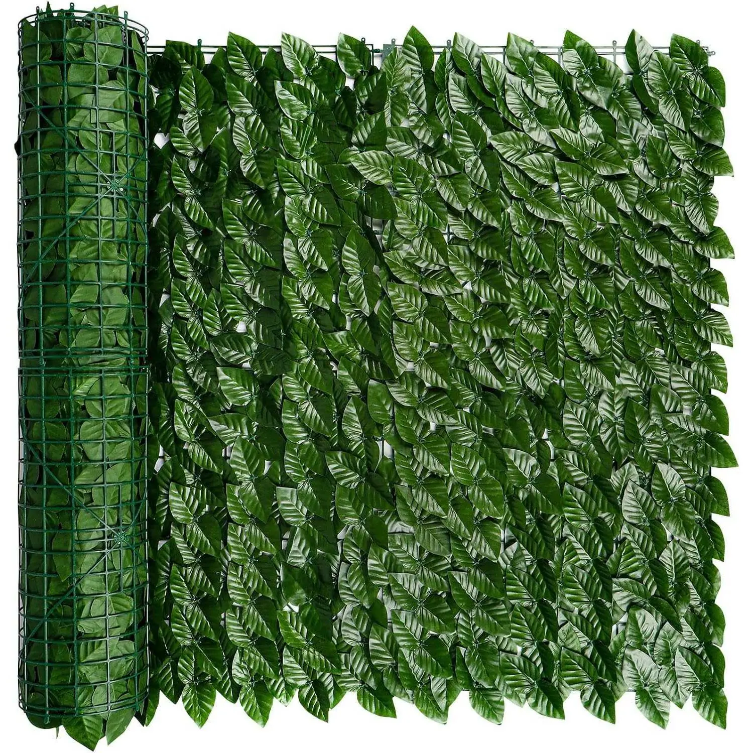 Artificial Ivy Privacy Screen for Fence, 39x118in Strengthened Joint Prevent Leaves Falling Off, Faux Hedge Panels Greenery Vines, De DL260808C12