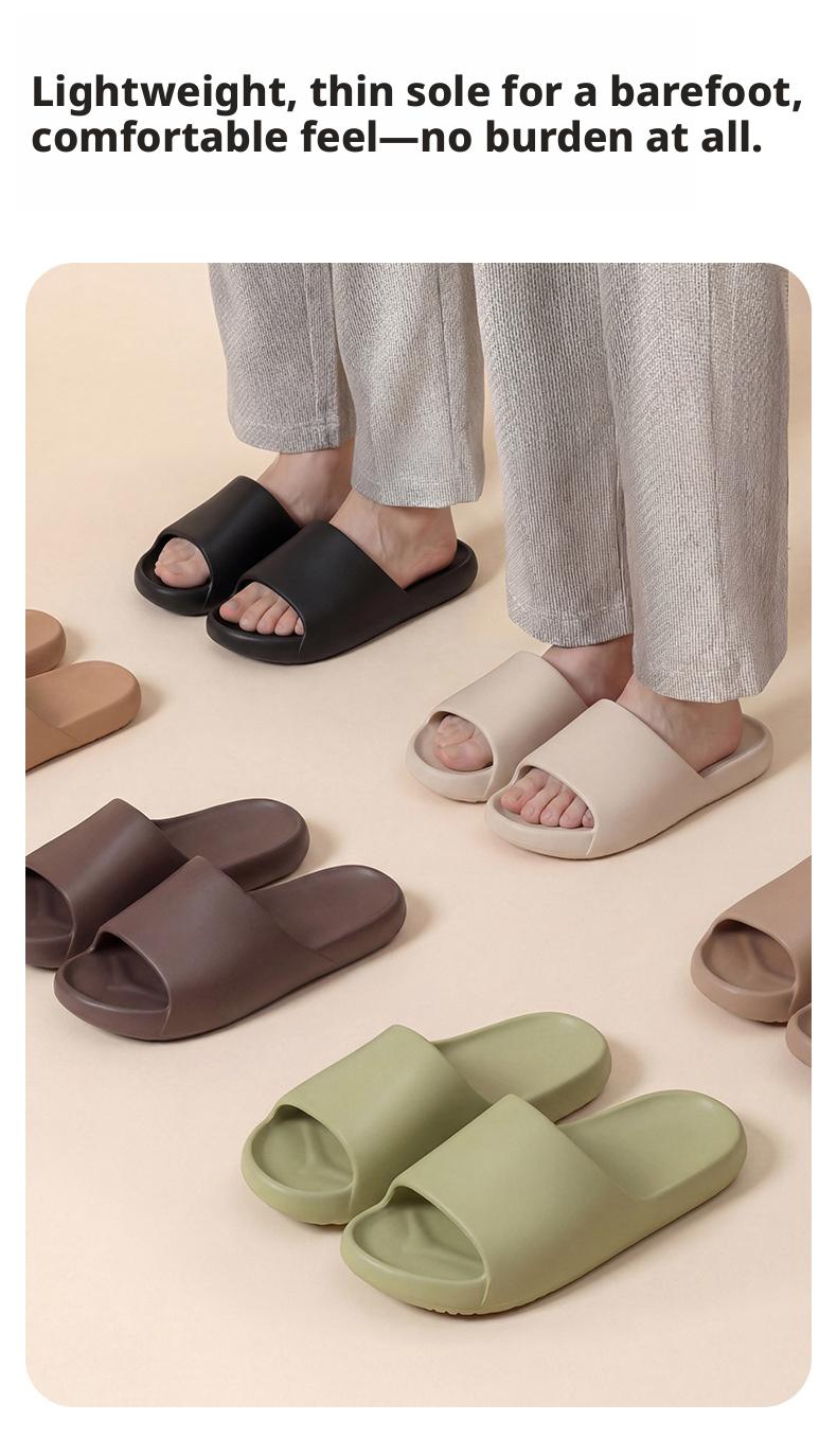 Summer women's silent anti-slip sandals Lightweight, Cushioned, Shock-Absorbing Slides for Walking