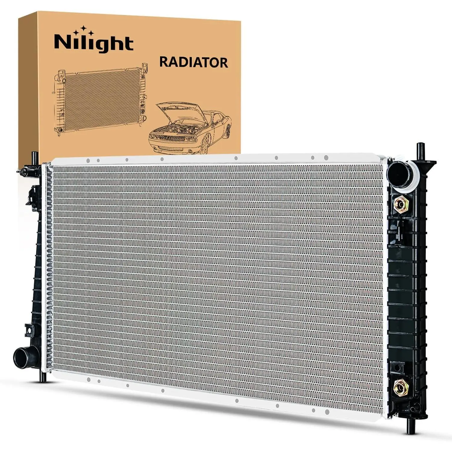 Nilight Radiator for Ford F150 1999 2000 2001 2002 2003 2004, F-250 F-350 1999-2003, Expedition Lincoln Navigator 4.2L 4.6L 5.4L 1999-2001