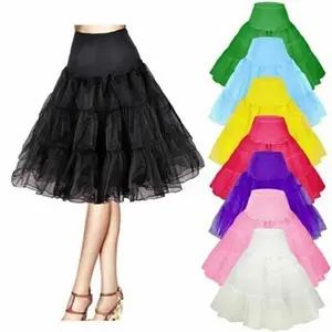 Adult 26" Vintage 50s Rockabilly Women's Short Tutu Crinoline Underskirt, Fancy Net Party & Festive Supply for Home & Party Needs