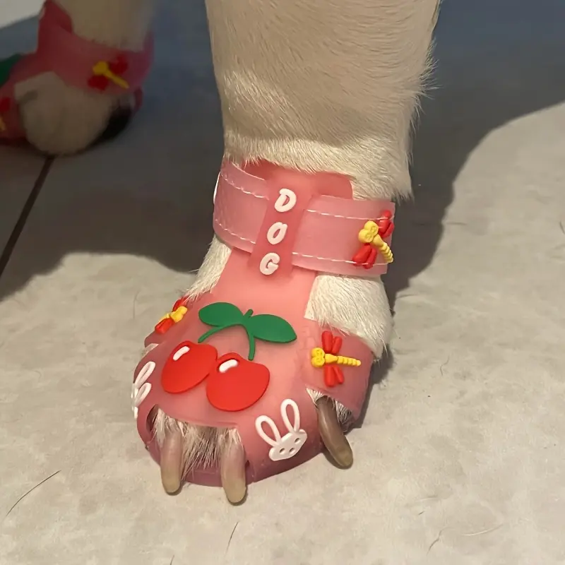 Summer Breathable Pet Shoes, Small Dog Sandals, Rain Shoes, Fashionable Dog Rain Sandals, Pet Supplies, Cool Dog Shoes