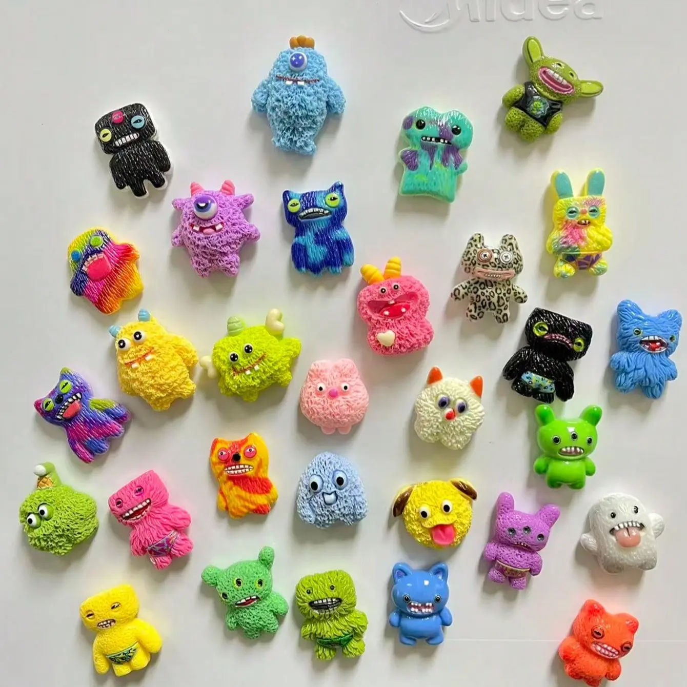 Funny Monster Magnet Set, Cartoon Resin Creatures, Creative Kitchen Decor, Cool Gift for Boys, Indoor Decoration, Christmas Present