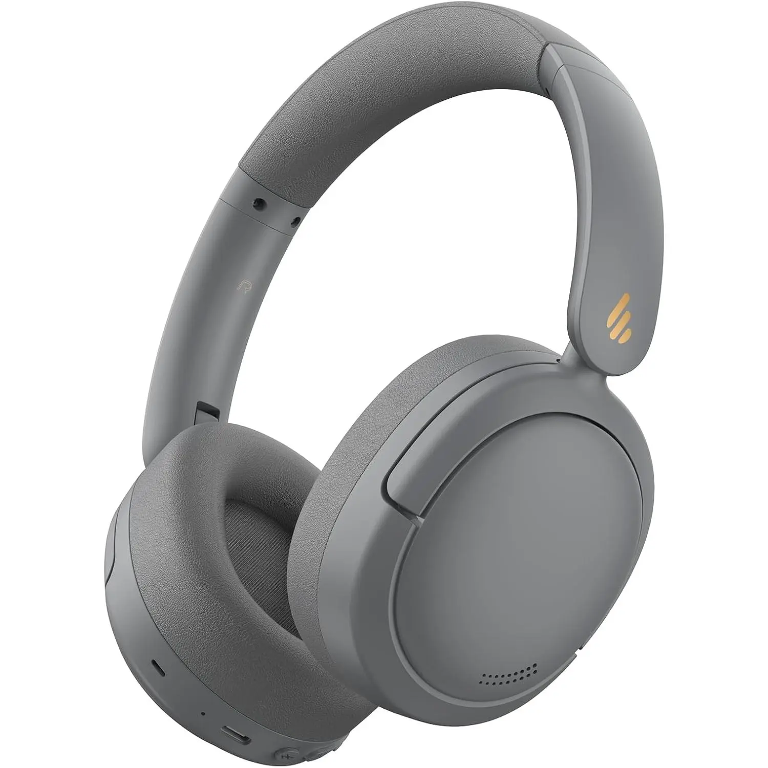 W800BT Pro Hybrid Active Noise Cancelling Headphones - Hi-Res Audio - AI Call Noise Cancellation - 45H Playtime - Fast Charging - Foldable - Wireless Over-Ear Bluetooth 5.4 Headphones - Gray