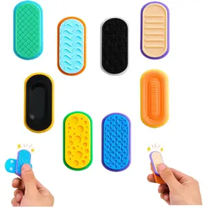 8 PCS Magnetic Fidget Slider Toys Adult,Kids,Teens,Different Sensory Textures 4 Set Complete the Pill Sliders,Small Push Toys,ADHD,EDC,Office,Classroom