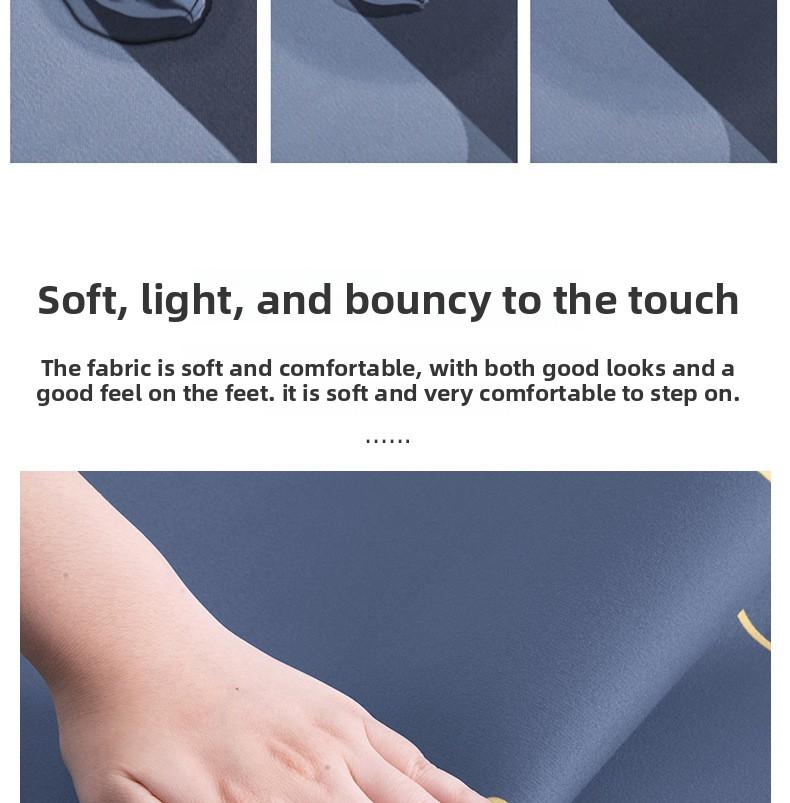 Modern minimalist bathroom mat, water-absorbent, suitable for bathroom, toilet and bedroom entrance, door carpet and entry floor mat