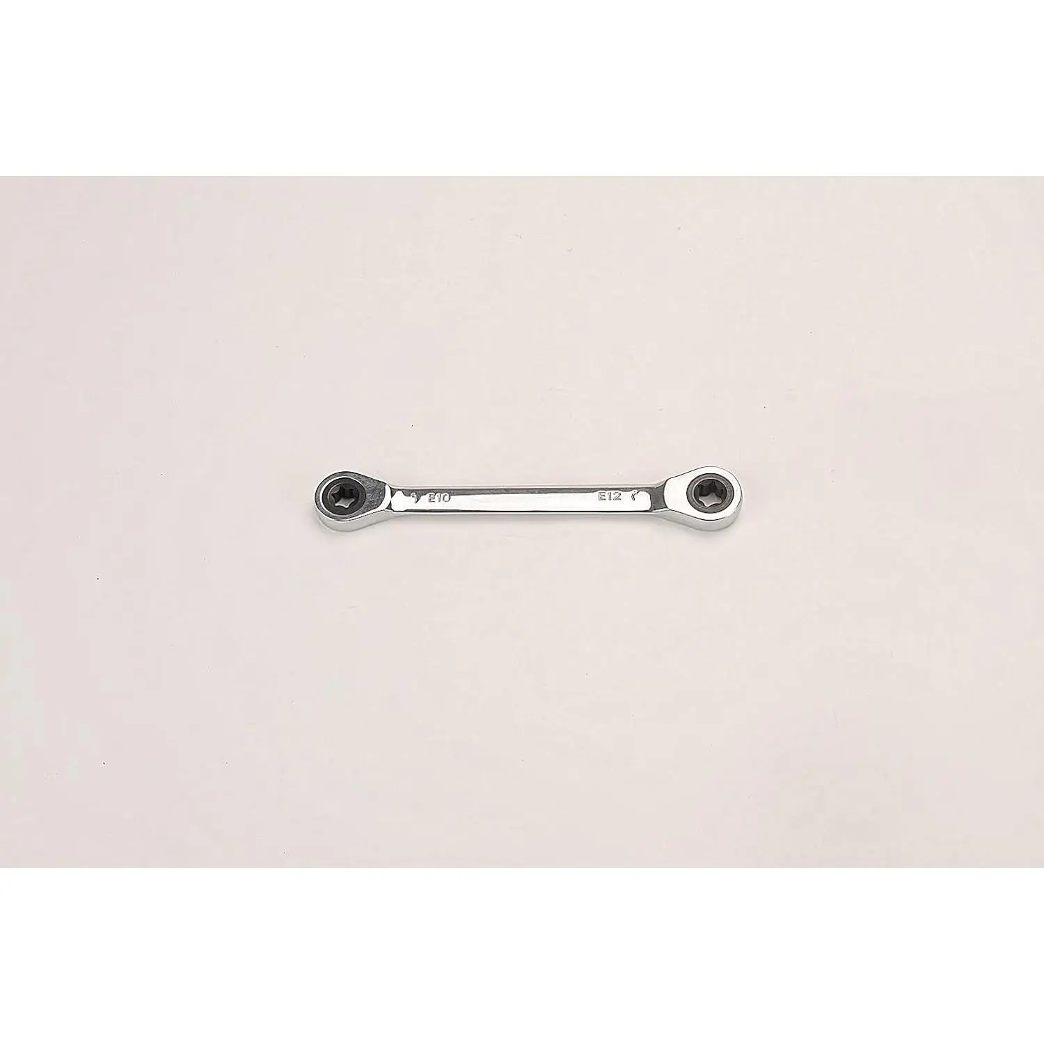 E-Torx Double Box Ratcheting Wrench, E6x E8,Heavy Duty CR-V Box Ratchet Gear Spanner