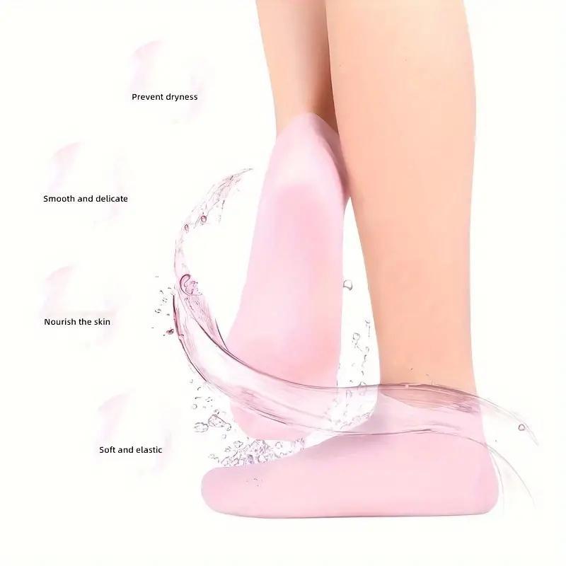Silicone Foot Care Socks, 5 Pairs Moisturizing Foot Care Socks, Foot Skin Care Tool for Women & Men, Intensive Foot Care, Professional Foot Care Products