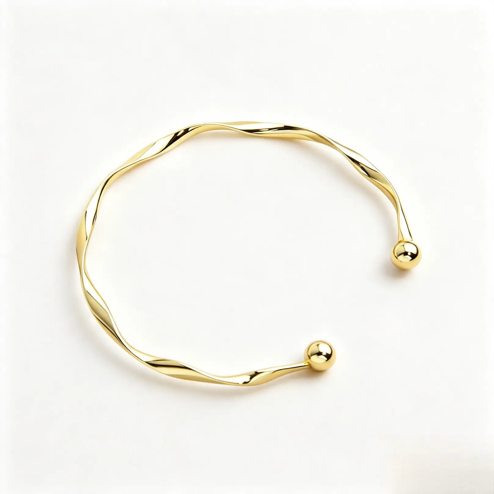 Women’s Twisted Open Cuff Bangle, Minimalist Alloy Gold‑Tone Bracelet, Elegant All‑Match Jewelry For Daily Wear, Dating And Holiday Gift For Girls