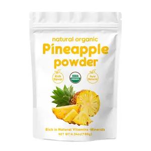 WACACEE Organic Pineapple Powder, Fresh Fruit Ground Fruit & Vegetable Powder, Low-Temperature Processing Locks in Fruity Aroma, Authentic Pineapple Flavor, One-Stop Use for Mixing, Baking, and Seasoning