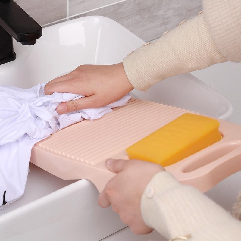 Plastic Laundry Board for Hand Washing Clothes, Portable Home Use with Stand, Durable and Easy to Carry, Ideal for Daily Cleaning, Plastic Washboard