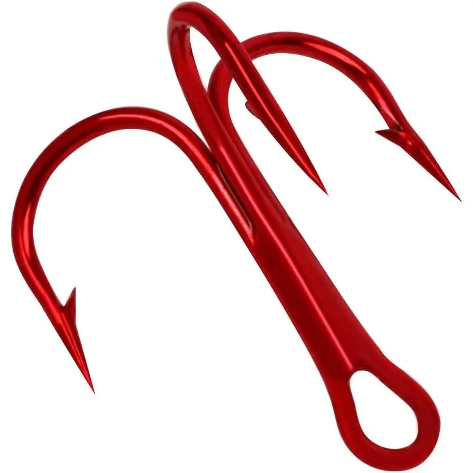 100 count Treble Hooks  Triple Hook for Freshwater Saltwater