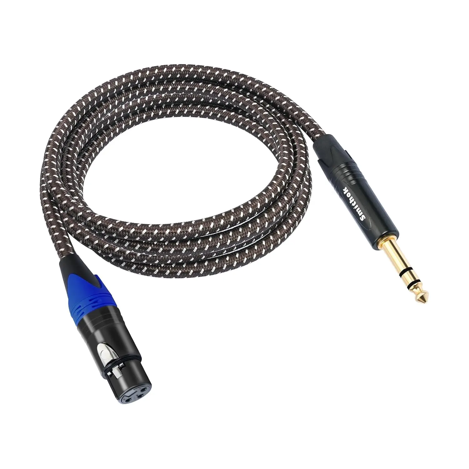 1/4 to XLR Cable,Heavy Duty Nylon Braided,Gold Plated Plug,Balanced 1/4" TRS (Quarter Inch 6.35mm) to 3pin XLR Female Patch Cable, Microphone Cable, for Speaker,Mixer-10ft(3M),Protective,Case,HDMI,Splitter,Ultra,Android,AirPods,Multi-Function Cleaning Kit