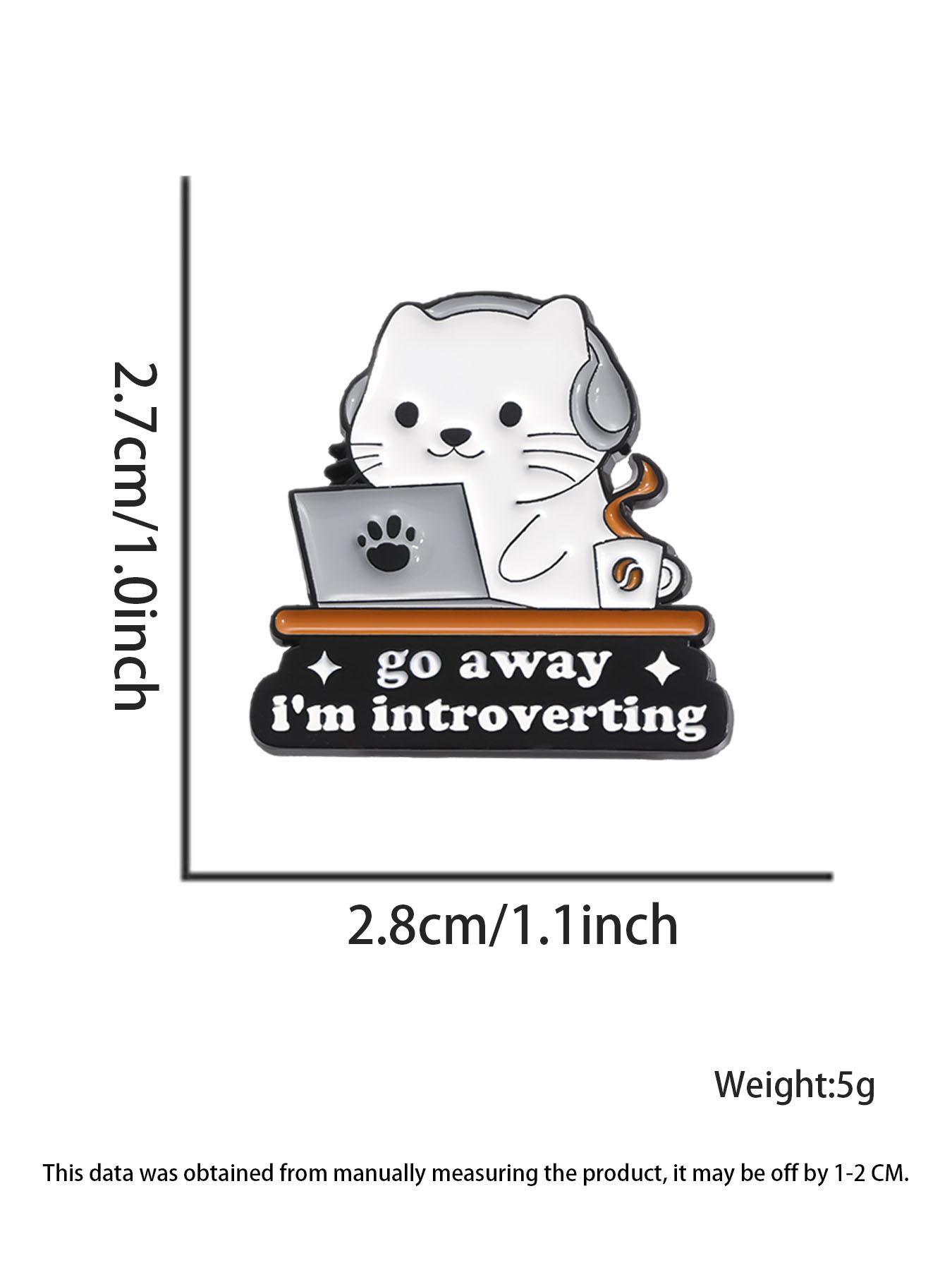 Cute Cat Design Brooch, 2024 New Style Alloy Badge for Daily Clothing Decor, Clothes Accessories for Women & Men,  Enamel Pin Suitable for Backpacks, Jeans, Scarves, Hats Decoration, Fashion Accessory