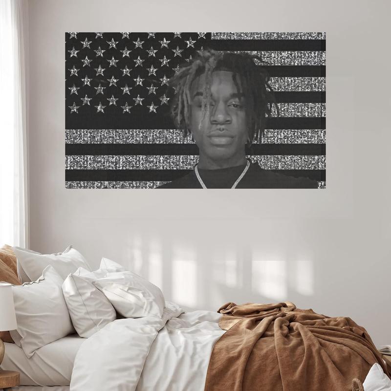 New ken Carson Flag with 4 Brass Grommets 3x5 Ft Wall Tapestry Banner for Indoor Outdoor Living Room Garden,Lawn,Yard Home Decor