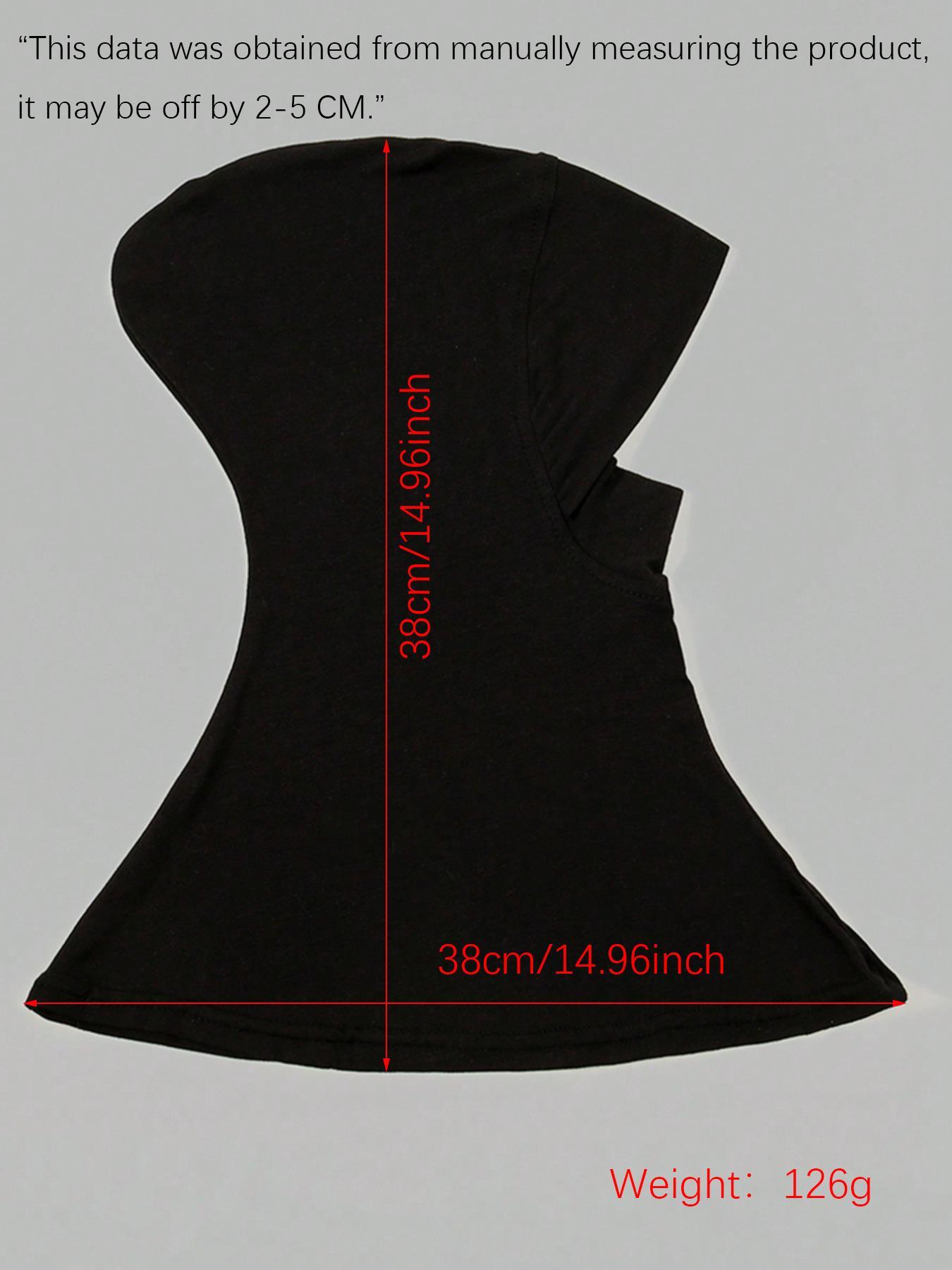 Women's Solid Color Instant Hijab, Modest Soft Comfortable Hijab for Daily Wear, Fashionable Minimalist Accessories for Women & Girls