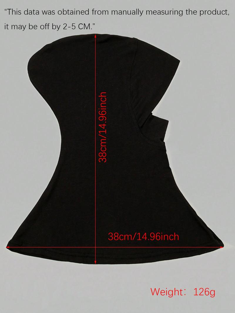 Women's Solid Color Instant Hijab, Modest Soft Comfortable Hijab for Daily Wear, Fashionable Minimalist Accessories for Women & Girls