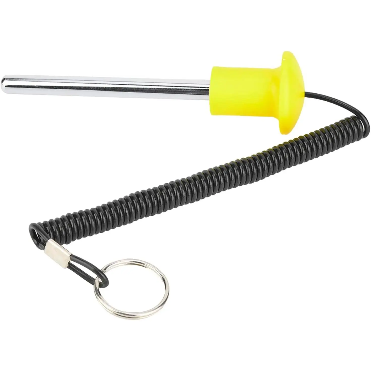 Dropset Pins,  Weight Stack Pin, Yellow Drop Pins for Weight Lifting, Stainless Steel Weight Pins for Weight Stack Machine for  Fitness, 1 count, 0.39x4.13in