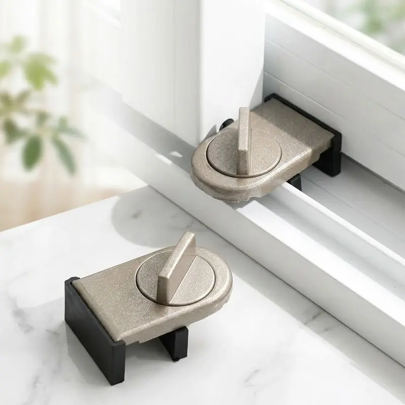 👶 Child & Pet Safety | Adjustable Sliding Door Security Stopper | 1 Pc Window Restrictor Lock