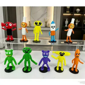 Creative Cartoon Alien Figure Set, Fun Funny Multiple Shapes Dolls, Home Display Cabinet Decor, Kids Desk Collection, Desktop Decor Figures, Party Scene Props Gift