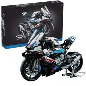 1920PCS Technical 1000RR Sport Bike Motorcycle Building Blocks Speed Motorbike Construction Bricks Toys Gift For Adult Kids