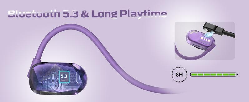 Monster Wireless Earbuds Open Ear Headphones With Touch Screen, Open Touch Pro 100 Support TF Card, Bluetooth Earbuds with ENC Clear Talk, Multiple EQ Modes, Comfort Earhooks, IPX5, 30H Playback comfortable  headset