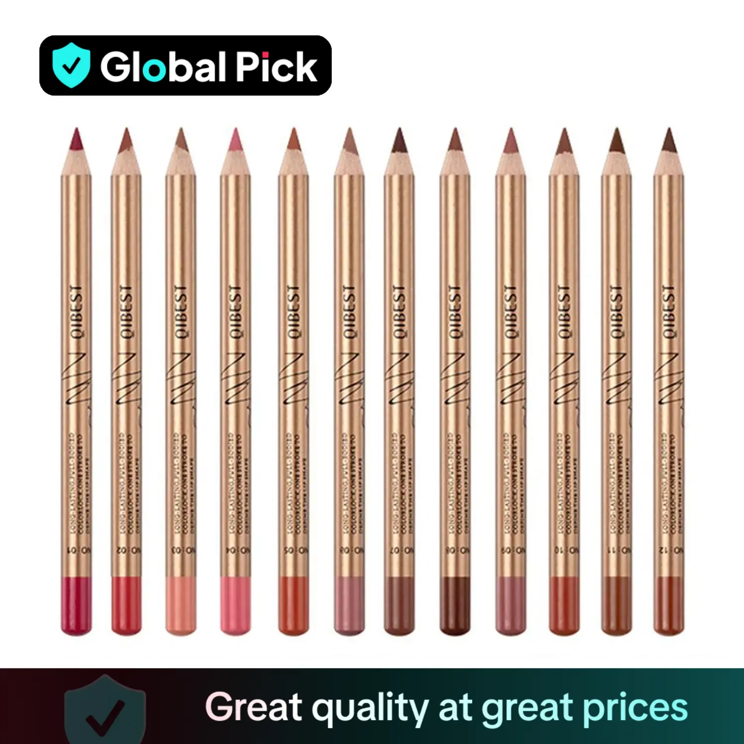 Summer Makeup, Long Lasting Lip Liner, 12pcs/set Matte Lip Liner, Smudge Proof Easy Coloring Lip Liner Pen, Lip Makeup, Girls and Women Makeup Accesso