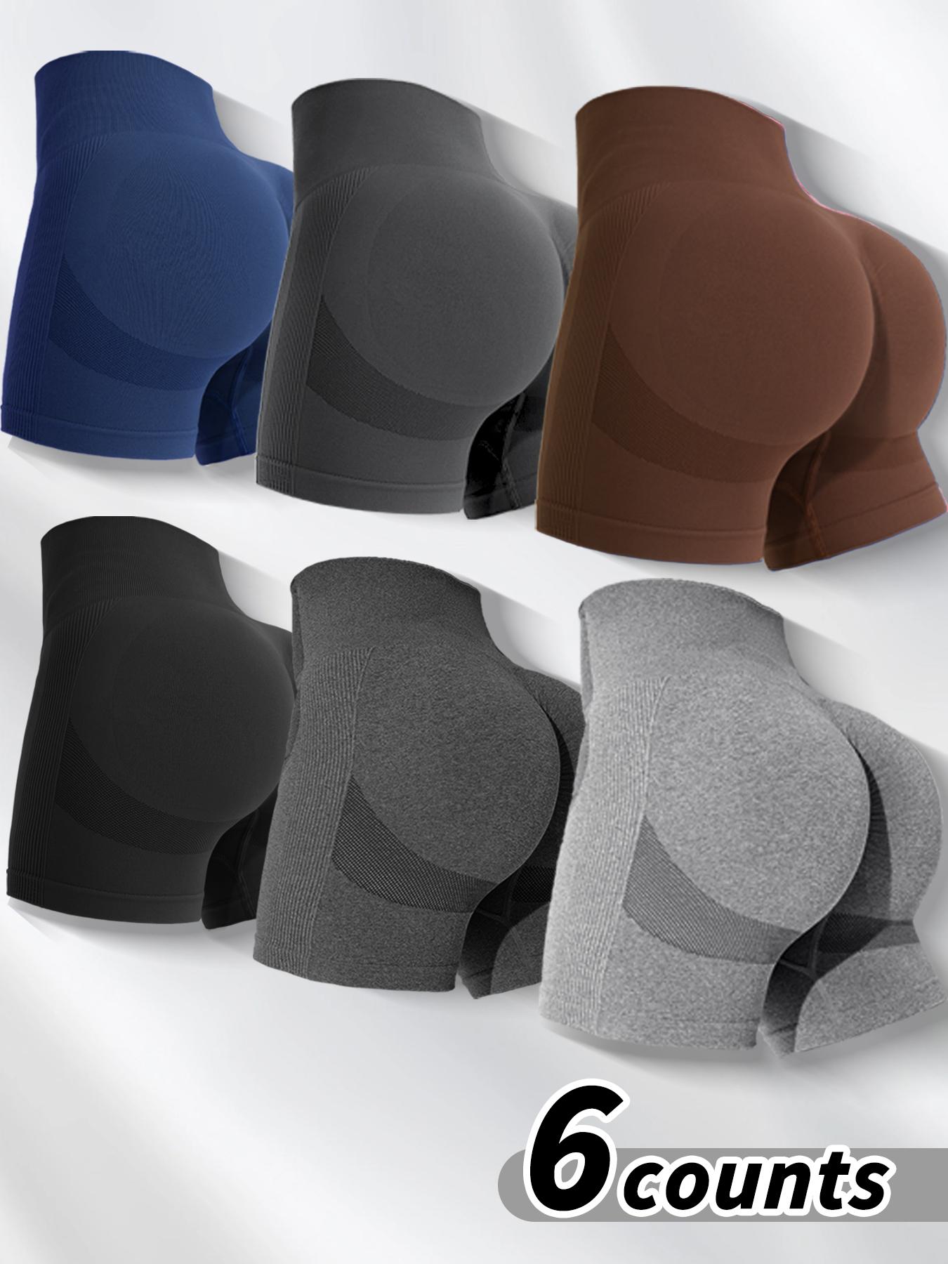 Women's Solid High Waist Sports Shorts, Tummy Control Biker Shorts, Yoga Short Leggings, Workout Shorts, Summer Gym Clothes, Summer Outfits 2024, Ladies Sportswear Bottoms