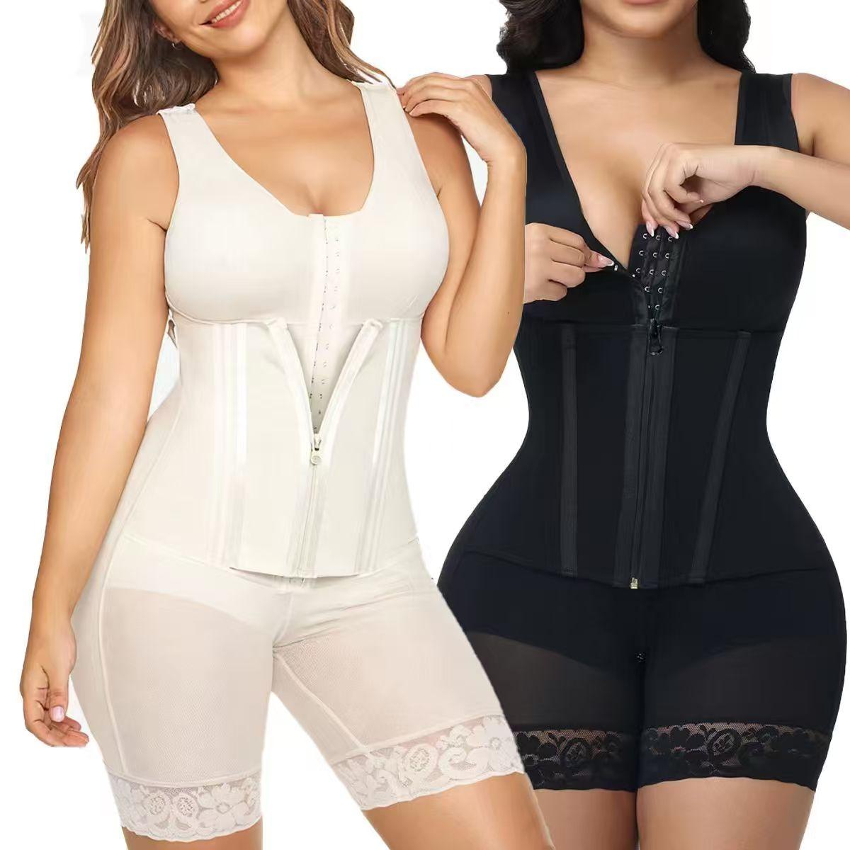 Faja Waist Trainer For Women Tummy Control Shapewear Full Body Shaper Colombian Waist Cinchers For Hourglass Figure Plus Size Hip Lift Underwear